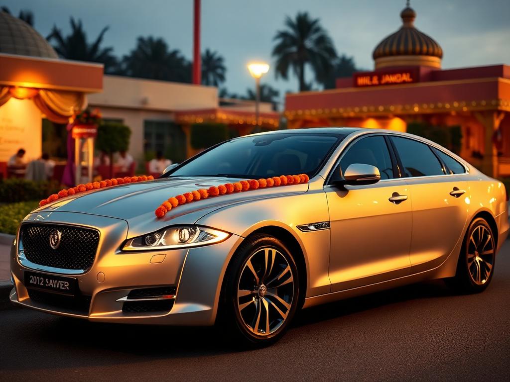 Jaguar XF / XJ on rent in Indore — VIP Wedding Ride