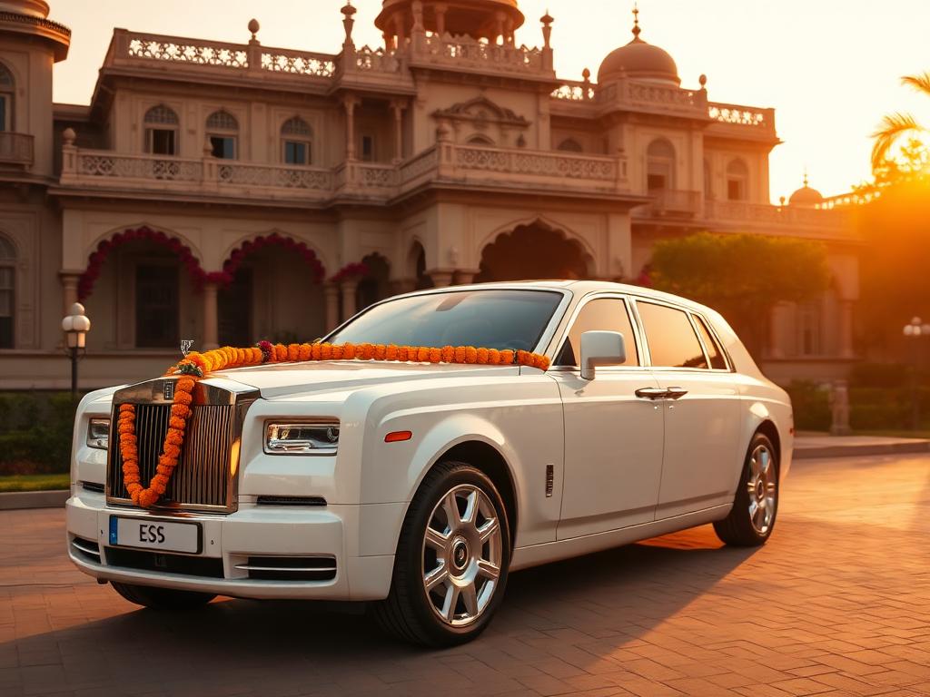 Rolls-Royce Phantom on rent in Indore — Ultra-Luxury Bride / Groom Entry